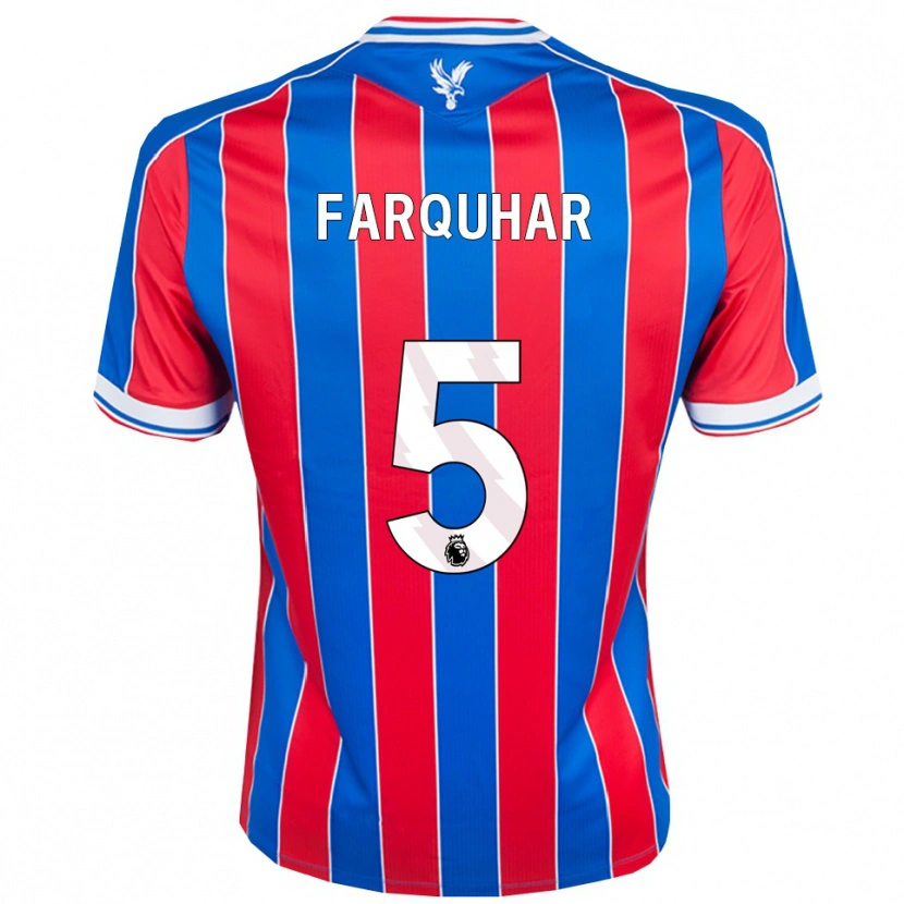 Danxen Herren Craig Farquhar #5 Blau Rot Weiß Heimtrikot Trikot 2025/26 T-Shirt