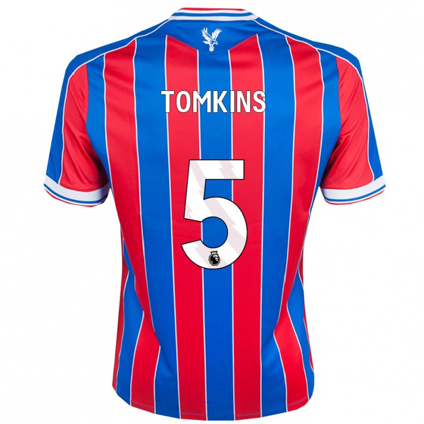 Danxen Herren James Tomkins #5 Blau Rot Weiß Heimtrikot Trikot 2025/26 T-Shirt