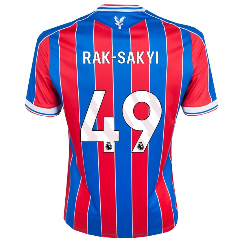 Danxen Herren Jesurun Rak-Sakyi #49 Blau Rot Weiß Heimtrikot Trikot 2025/26 T-Shirt