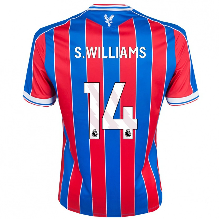 Danxen Herren Seb Williams #14 Blau Rot Weiß Heimtrikot Trikot 2025/26 T-Shirt