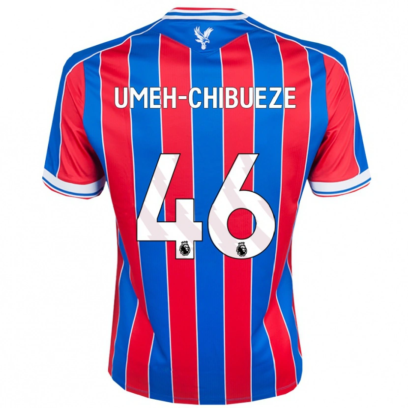 Danxen Herren Franco Umeh-Chibueze #46 Blau Rot Weiß Heimtrikot Trikot 2025/26 T-Shirt