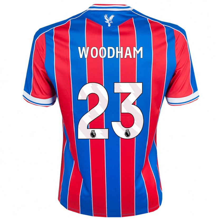 Danxen Herren Lily Woodham #23 Blau Rot Weiß Heimtrikot Trikot 2025/26 T-Shirt