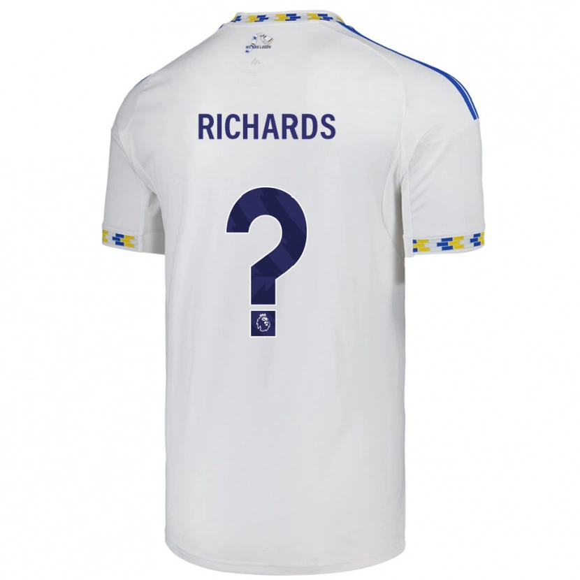 Danxen Herren Joe Richards #0 Weiß Blau Heimtrikot Trikot 2025/26 T-Shirt
