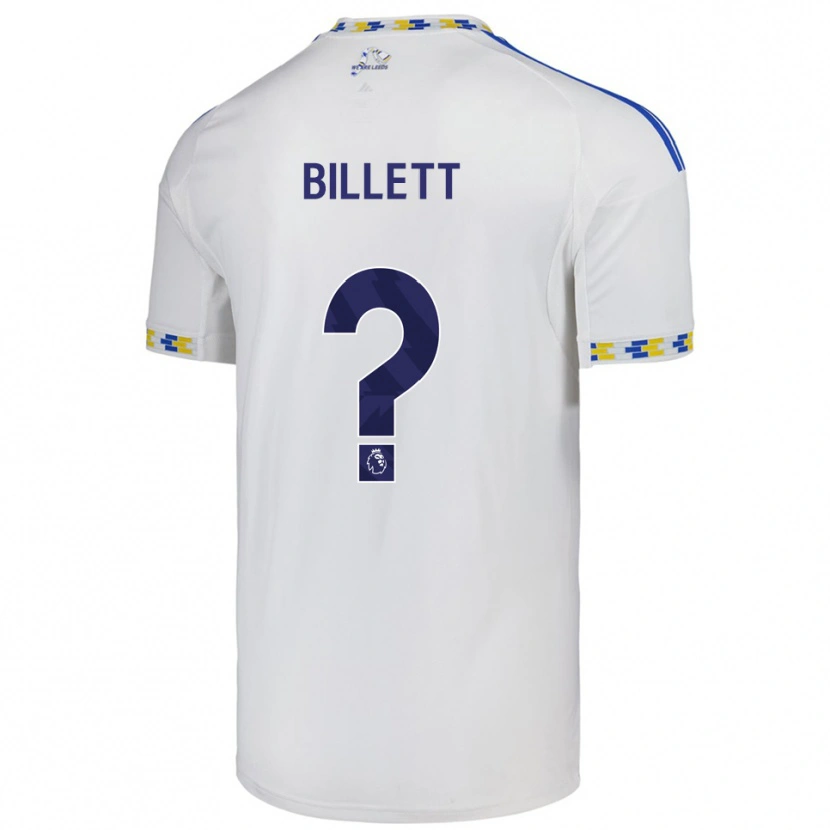 Danxen Herren Joe Billett #0 Weiß Blau Heimtrikot Trikot 2025/26 T-Shirt