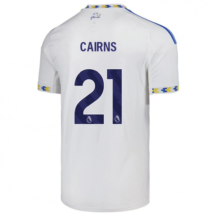 Danxen Herren Alex Cairns #21 Weiß Blau Heimtrikot Trikot 2025/26 T-Shirt
