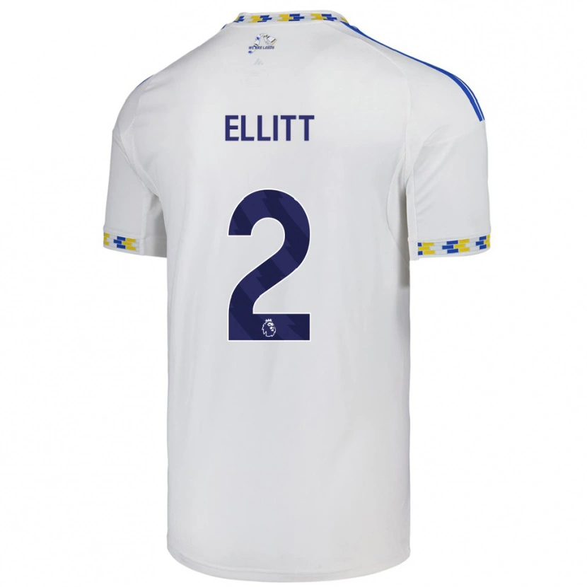 Danxen Herren Izzy Ellitt #2 Weiß Blau Heimtrikot Trikot 2025/26 T-Shirt