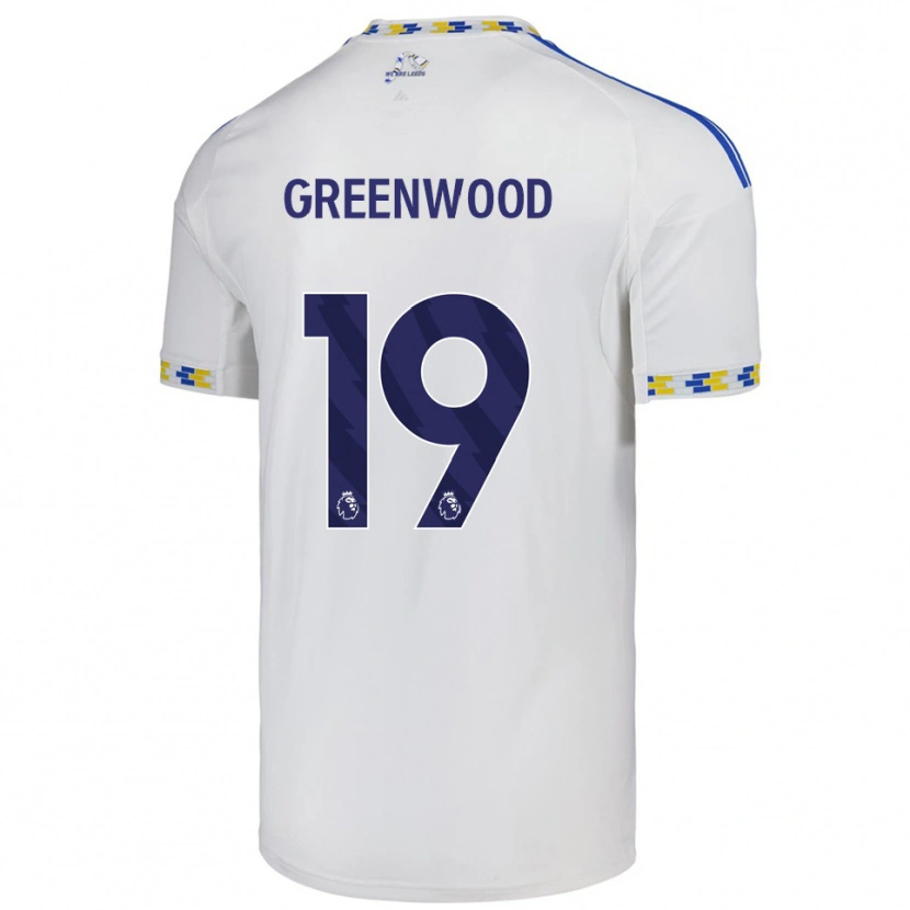 Danxen Herren Sam Greenwood #19 Weiß Blau Heimtrikot Trikot 2025/26 T-Shirt