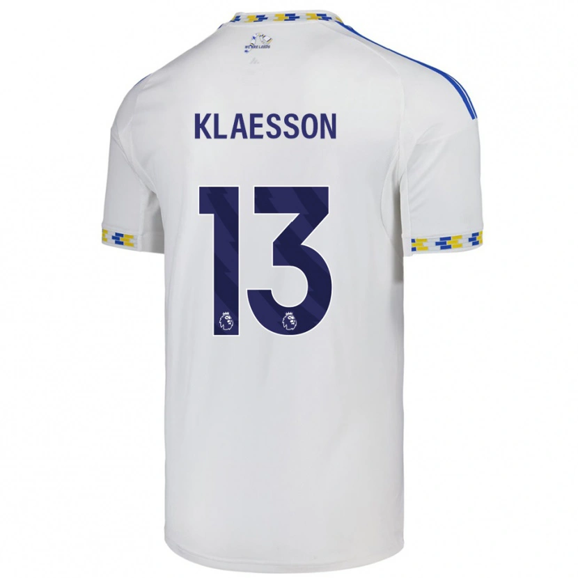 Danxen Herren Kristoffer Klaesson #13 Weiß Blau Heimtrikot Trikot 2025/26 T-Shirt