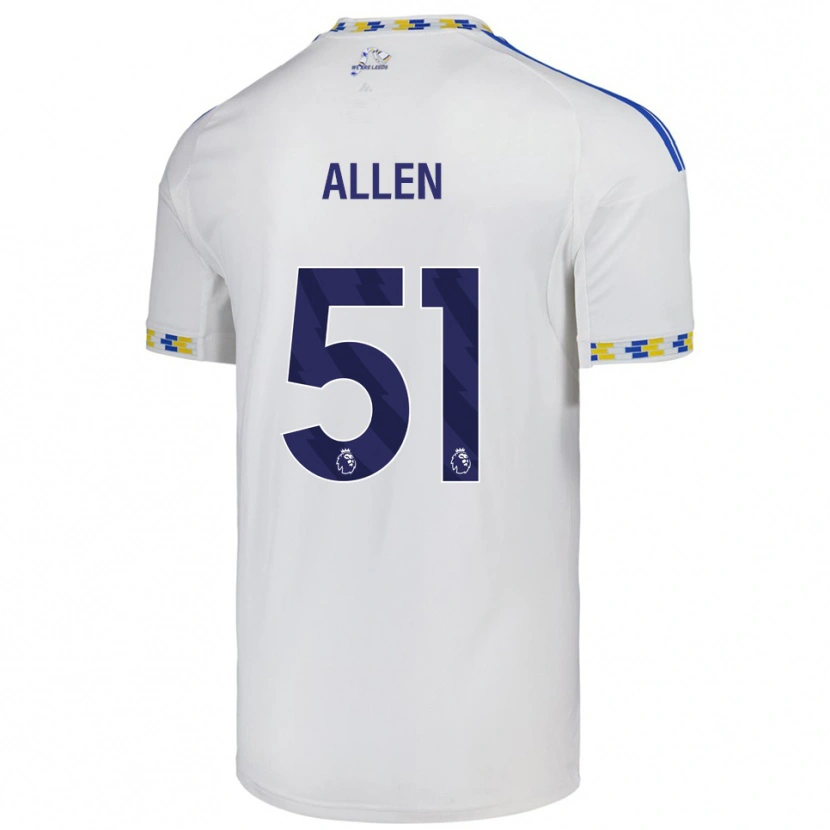 Danxen Herren Charlie Allen #51 Weiß Blau Heimtrikot Trikot 2025/26 T-Shirt