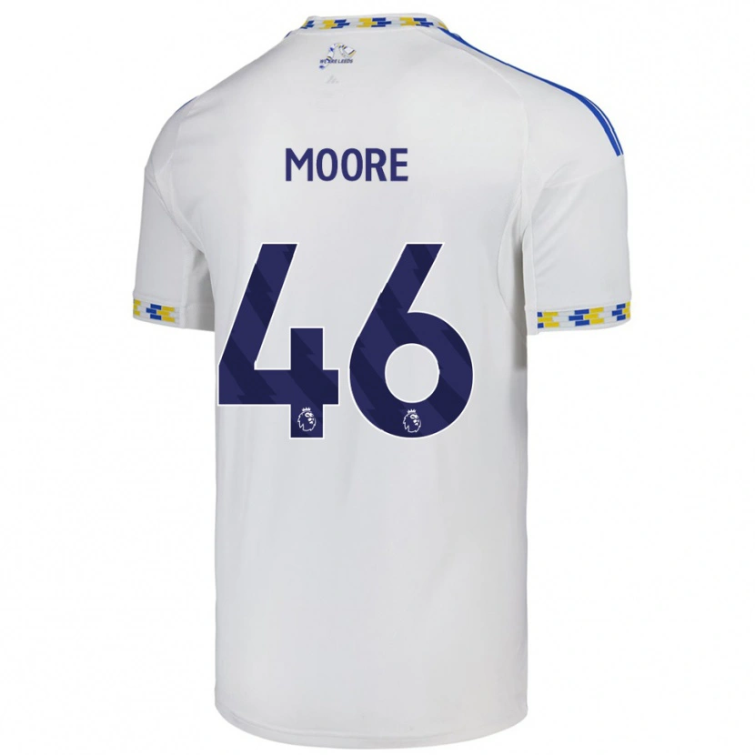 Danxen Herren Kris Moore #46 Weiß Blau Heimtrikot Trikot 2025/26 T-Shirt