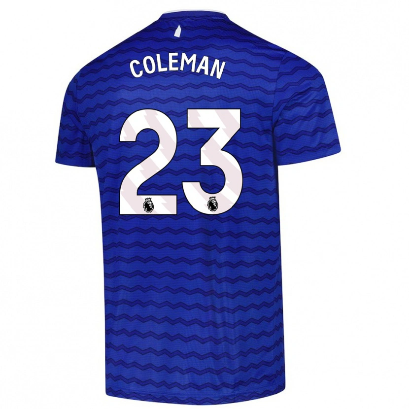 Danxen Herren Séamus Coleman #23 Blau Marineblau Heimtrikot Trikot 2025/26 T-Shirt