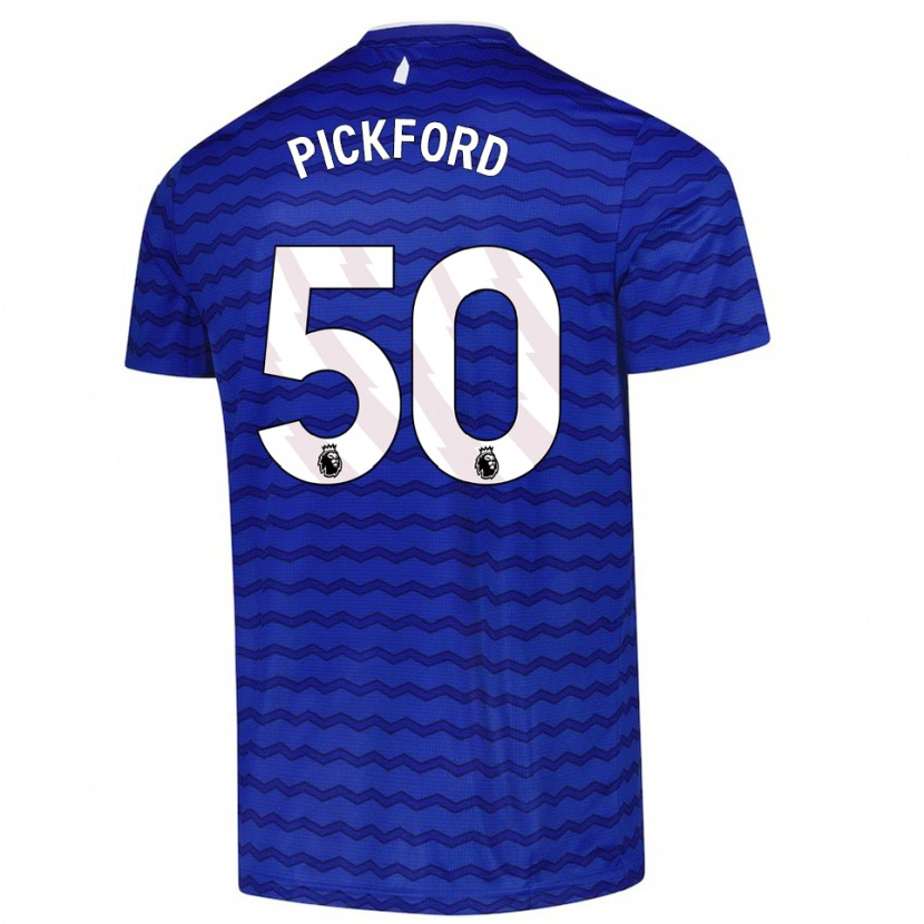 Danxen Herren George Pickford #50 Blau Marineblau Heimtrikot Trikot 2025/26 T-Shirt