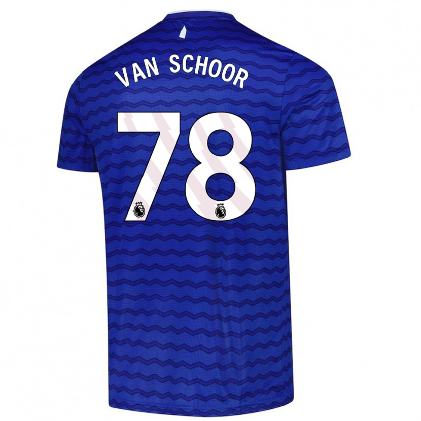 Danxen Herren Joshua Van Schoor #78 Blau Marineblau Heimtrikot Trikot 2025/26 T-Shirt