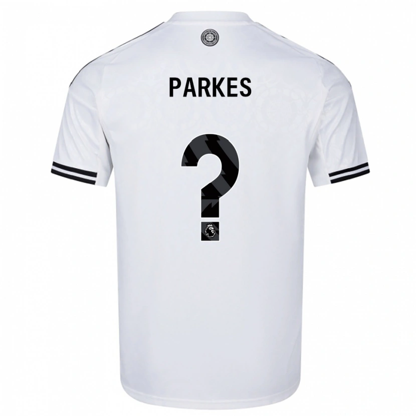 Danxen Herren Stefan Parkes #0 Weiß Schwarz Heimtrikot Trikot 2025/26 T-Shirt