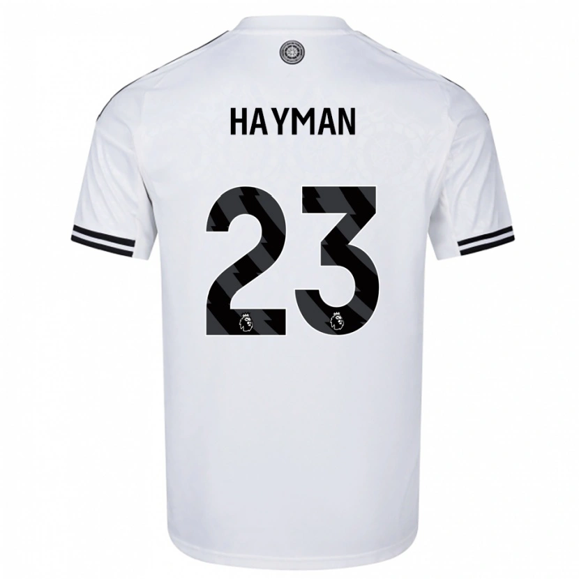 Danxen Herren Alex Hayman #23 Weiß Schwarz Heimtrikot Trikot 2025/26 T-Shirt