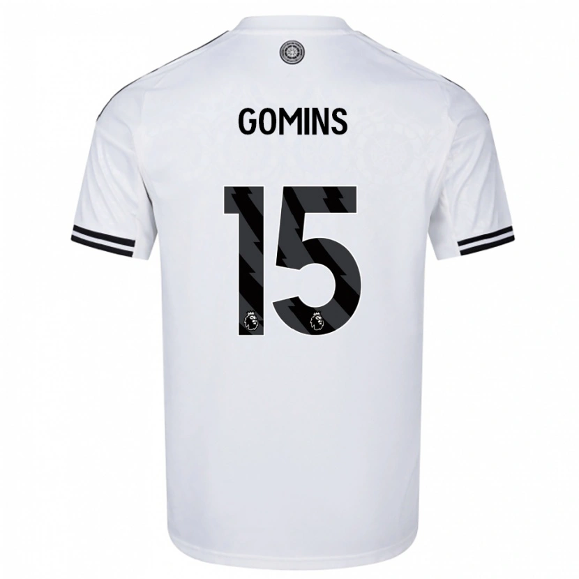 Danxen Herren Markuss Gomins #15 Weiß Schwarz Heimtrikot Trikot 2025/26 T-Shirt