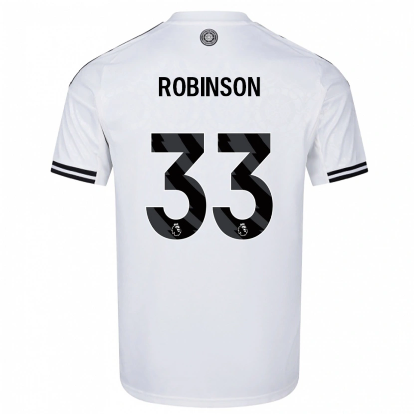 Danxen Herren Antonee Robinson #33 Weiß Schwarz Heimtrikot Trikot 2025/26 T-Shirt