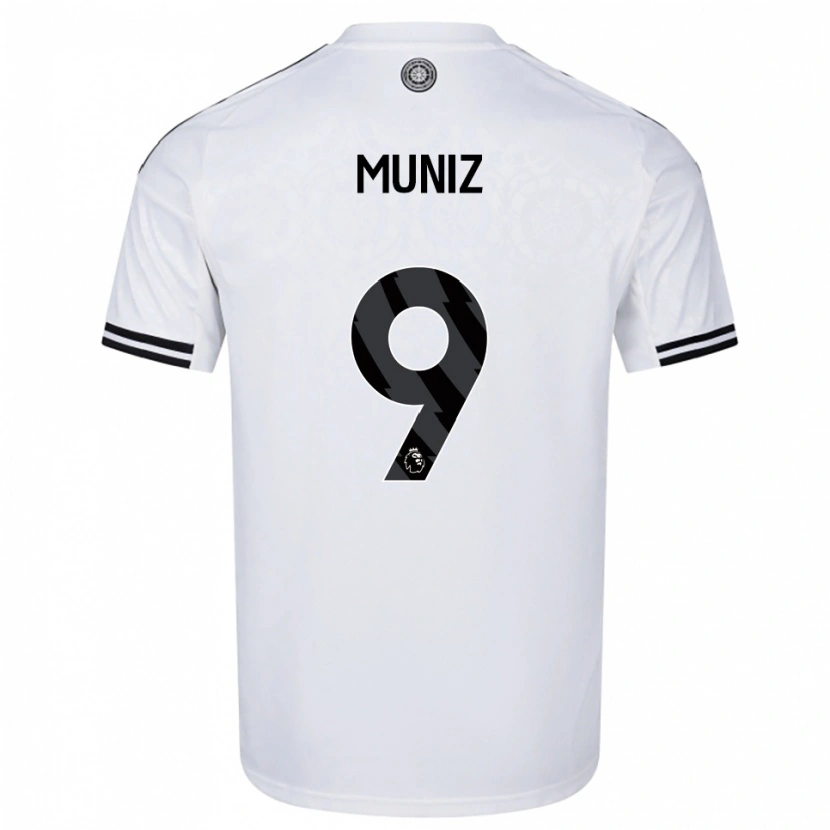Danxen Herren Rodrigo Muniz #9 Weiß Schwarz Heimtrikot Trikot 2025/26 T-Shirt