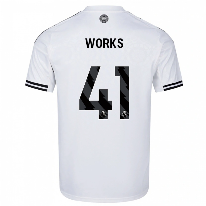 Danxen Herren Terrell Works #41 Weiß Schwarz Heimtrikot Trikot 2025/26 T-Shirt