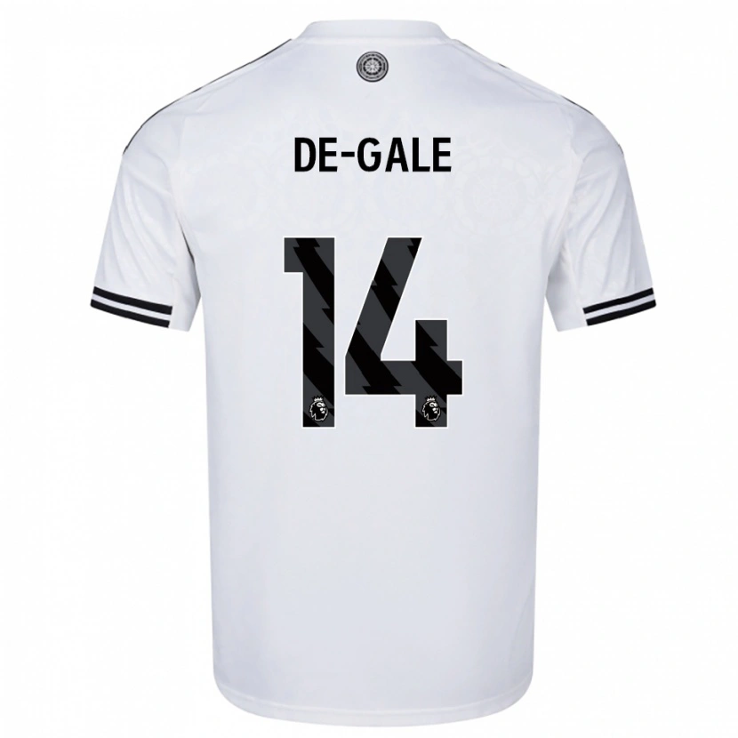 Danxen Herren Dylan De-Gale #14 Weiß Schwarz Heimtrikot Trikot 2025/26 T-Shirt