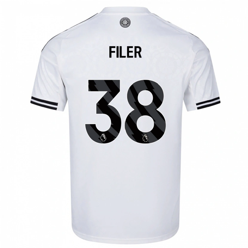 Danxen Herren Maddie Filer #38 Weiß Schwarz Heimtrikot Trikot 2025/26 T-Shirt