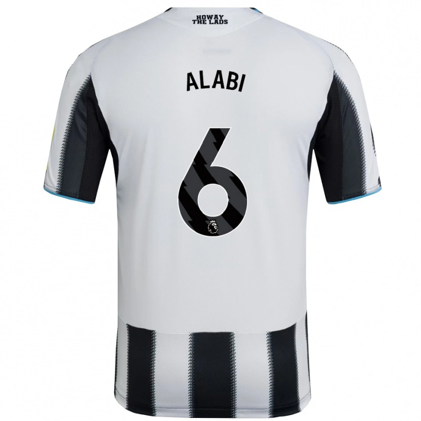 Danxen Herren Sam Alabi #6 Schwarz Weiß Heimtrikot Trikot 2025/26 T-Shirt