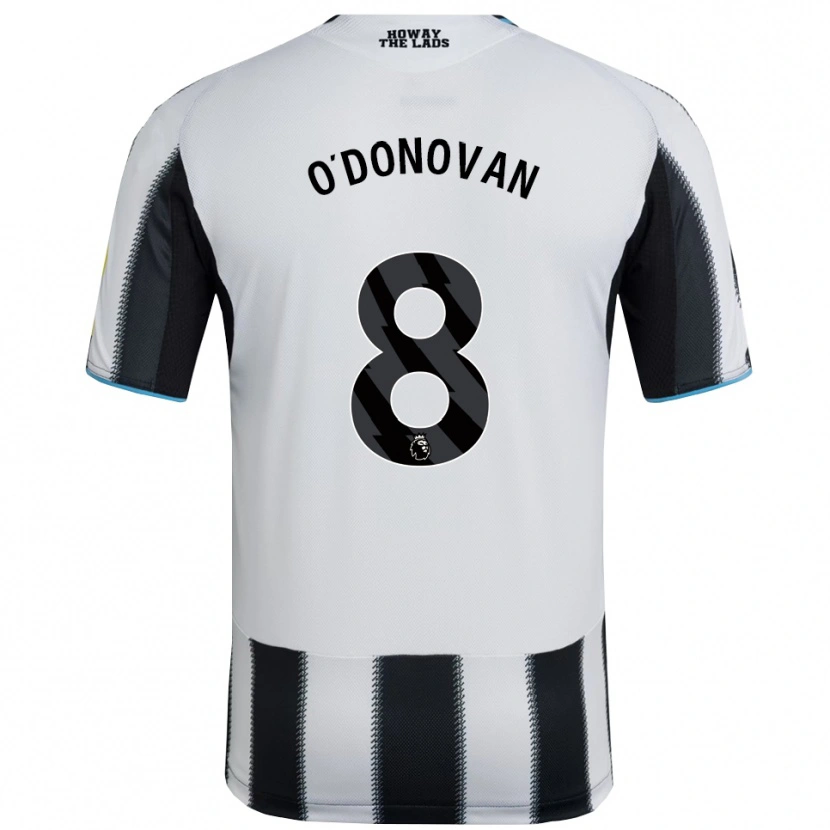 Danxen Herren Alex O'donovan #8 Schwarz Weiß Heimtrikot Trikot 2025/26 T-Shirt