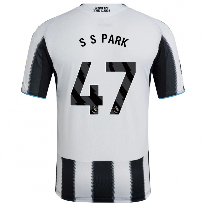 Danxen Herren Seung-Soo Park #47 Schwarz Weiß Heimtrikot Trikot 2025/26 T-Shirt