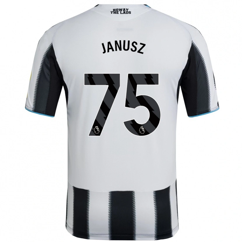 Danxen Herren Adrian Janusz #75 Schwarz Weiß Heimtrikot Trikot 2025/26 T-Shirt