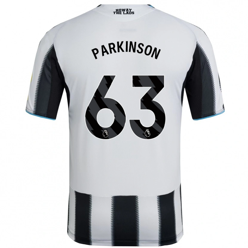 Danxen Herren Ben Parkinson #63 Schwarz Weiß Heimtrikot Trikot 2025/26 T-Shirt