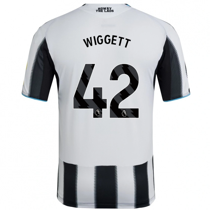 Danxen Herren Charlie Wiggett #42 Schwarz Weiß Heimtrikot Trikot 2025/26 T-Shirt