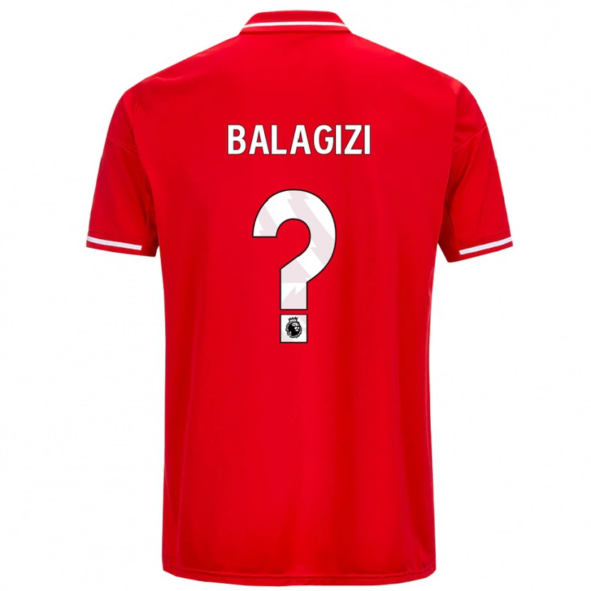 Danxen Herren Basima Balagizi #0 Rot Weiß Heimtrikot Trikot 2025/26 T-Shirt