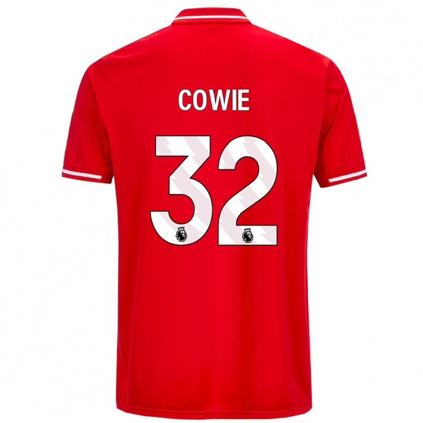 Danxen Herren Abi Cowie #32 Rot Weiß Heimtrikot Trikot 2025/26 T-Shirt