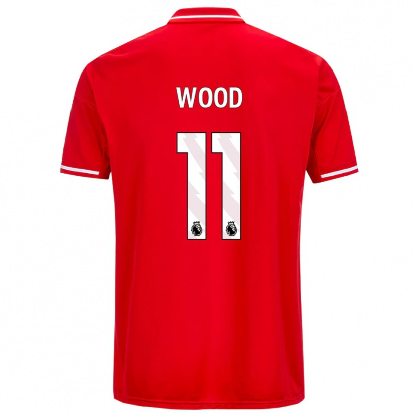 Danxen Herren Chris Wood #11 Rot Weiß Heimtrikot Trikot 2025/26 T-Shirt