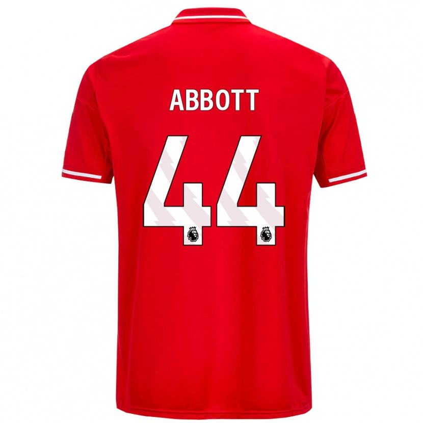 Danxen Herren Zach Abbott #44 Rot Weiß Heimtrikot Trikot 2025/26 T-Shirt