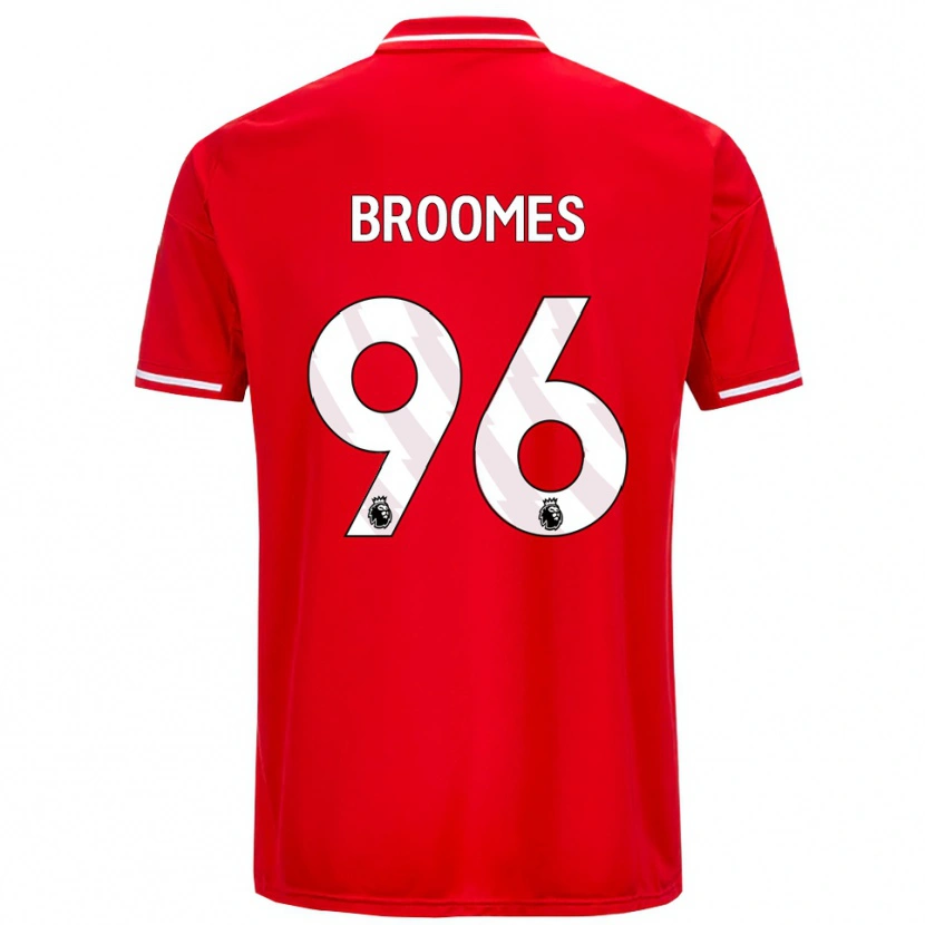 Danxen Herren Ethan Broomes #96 Rot Weiß Heimtrikot Trikot 2025/26 T-Shirt