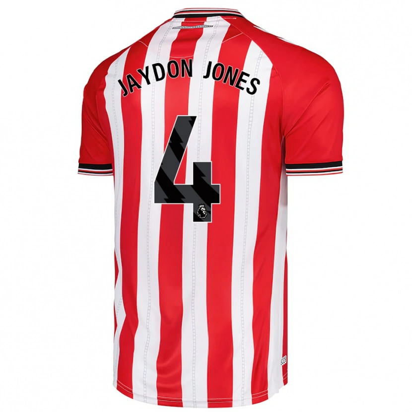Danxen Herren Jaydon Jones #4 Rot Weiß Heimtrikot Trikot 2025/26 T-Shirt