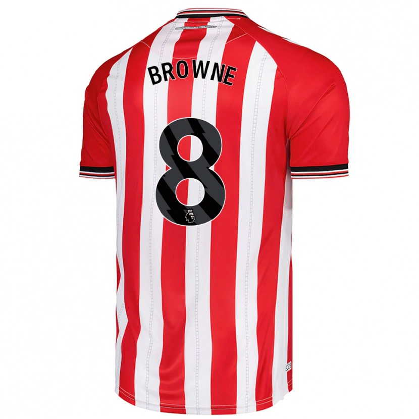 Danxen Herren Alan Browne #8 Rot Weiß Heimtrikot Trikot 2025/26 T-Shirt