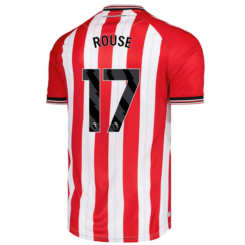 Danxen Herren Mollie Rouse #17 Rot Weiß Heimtrikot Trikot 2025/26 T-Shirt