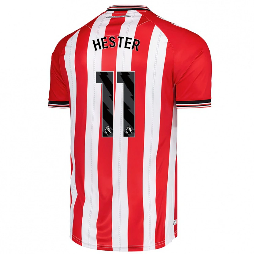 Danxen Herren Bayley Hester #11 Rot Weiß Heimtrikot Trikot 2025/26 T-Shirt