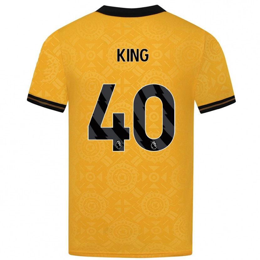 Danxen Herren Tom King #40 Gelb Schwarz Heimtrikot Trikot 2025/26 T-Shirt