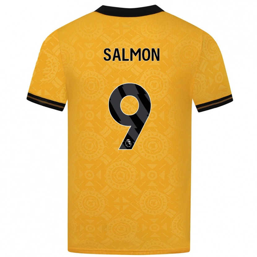 Danxen Herren Fabian Salmon #9 Gelb Schwarz Heimtrikot Trikot 2025/26 T-Shirt