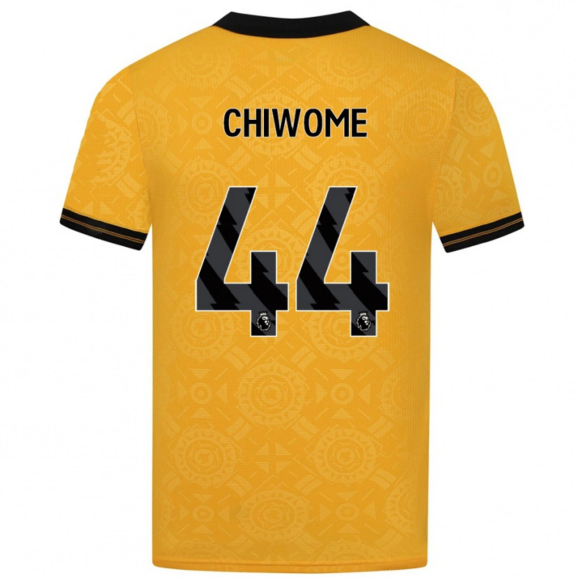 Danxen Herren Leon Chiwome #44 Gelb Schwarz Heimtrikot Trikot 2025/26 T-Shirt