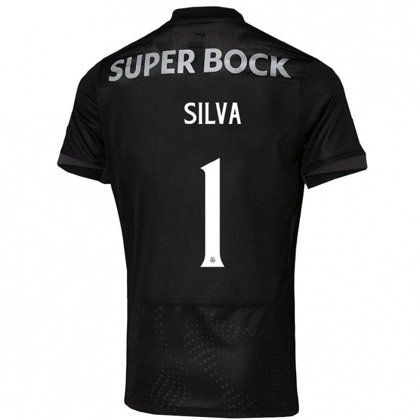 Danxen Herren Rui Silva #1 Schwarz Weiß Auswärtstrikot Trikot 2025/26 T-Shirt