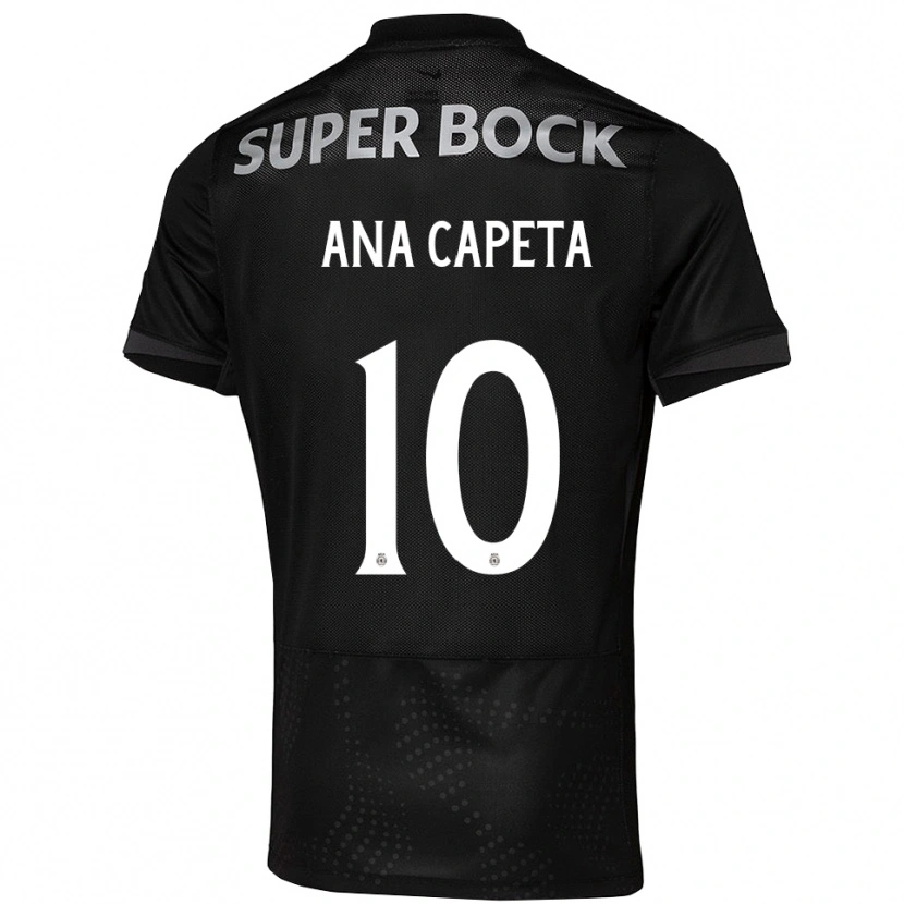 Danxen Herren Ana Capeta #10 Schwarz Weiß Auswärtstrikot Trikot 2025/26 T-Shirt