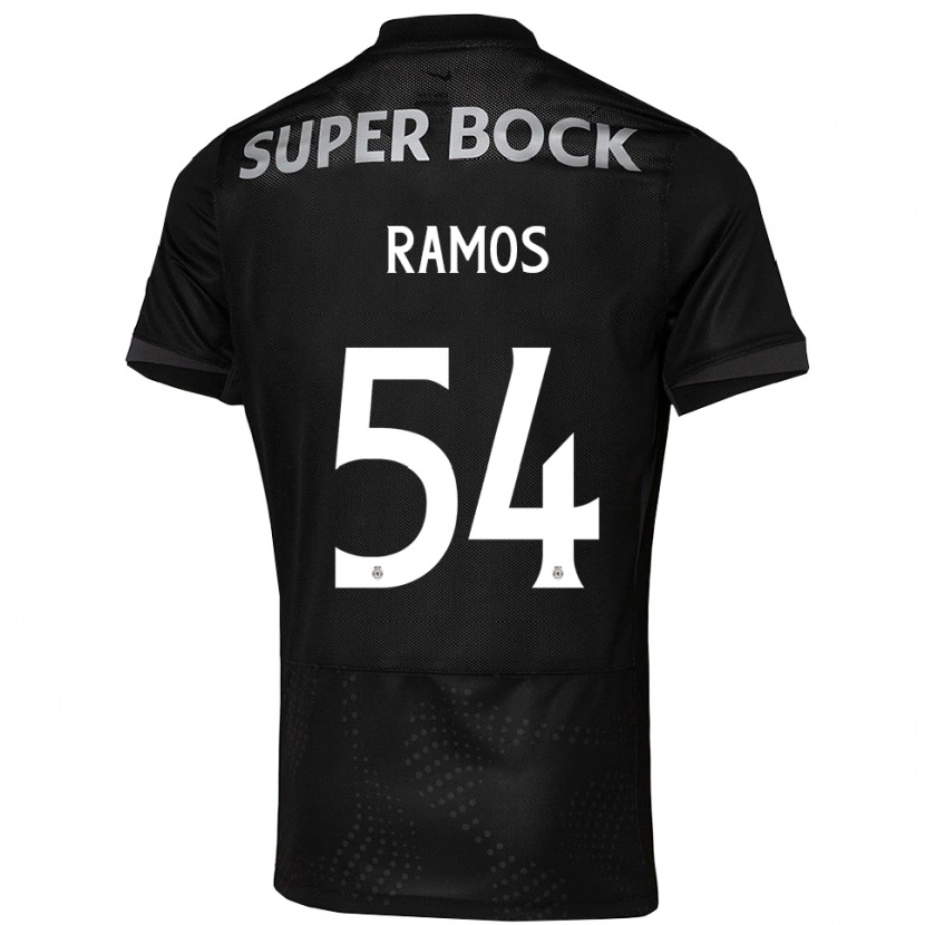 Danxen Herren Bruno Ramos #54 Schwarz Weiß Auswärtstrikot Trikot 2025/26 T-Shirt
