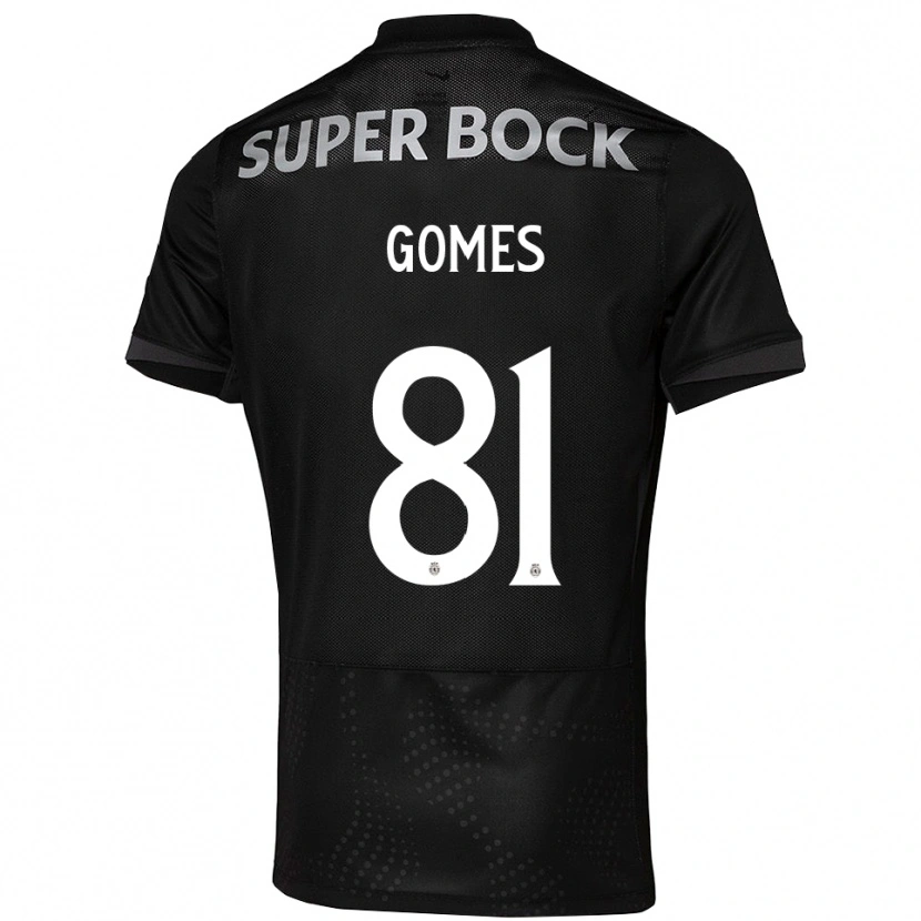Danxen Herren Salvador Gomes #81 Schwarz Weiß Auswärtstrikot Trikot 2025/26 T-Shirt