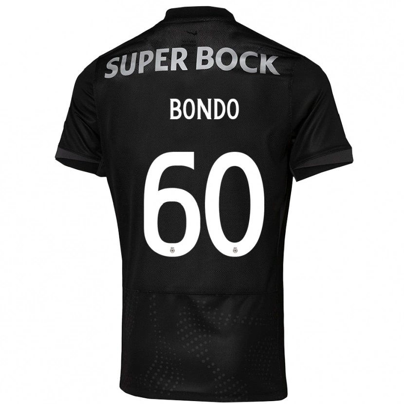 Danxen Herren Pedro Bondo #60 Schwarz Weiß Auswärtstrikot Trikot 2025/26 T-Shirt