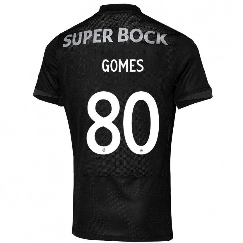 Danxen Herren Luís Gomes #80 Schwarz Weiß Auswärtstrikot Trikot 2025/26 T-Shirt