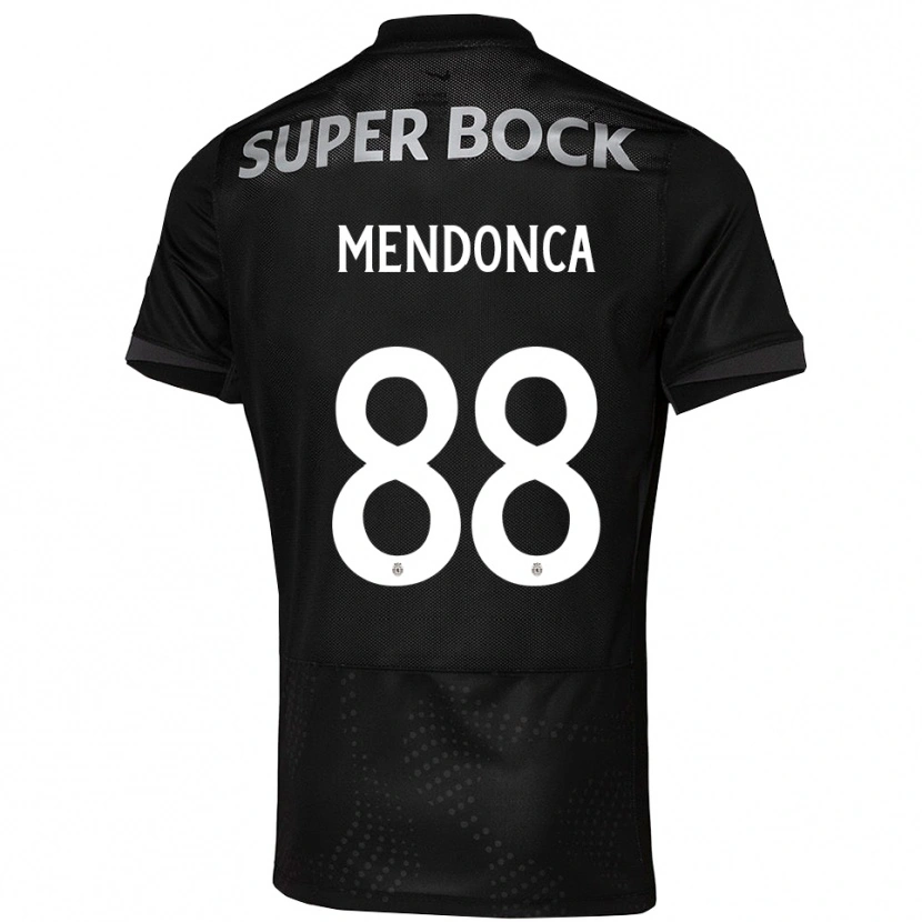 Danxen Herren Manuel Mendonça #88 Schwarz Weiß Auswärtstrikot Trikot 2025/26 T-Shirt